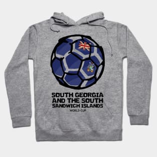 South Georgia and the South Sandwich Islands Football Country Flag Hoodie